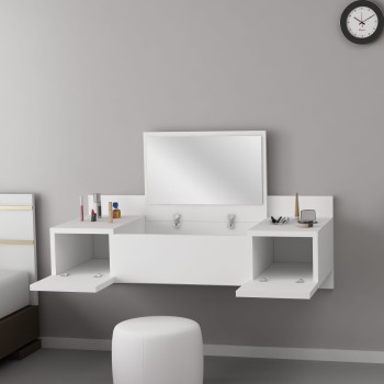 Τουαλέτα Κρεβατοκάμαρας - Zakkum - Χρώμα Λευκό 