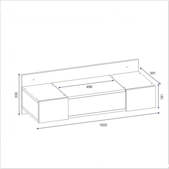 Make-Up Table Zakkum White Make-Up Table Zakkum White