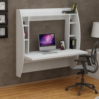 Study Desk Buglem - White White