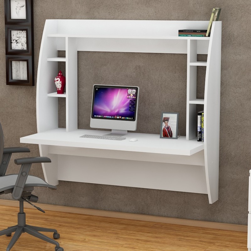 Study Desk Buglem - White White