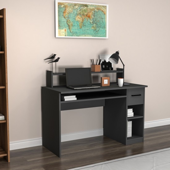 Study Desk Eslem - Anthracite Anthracite Study Desk Eslem - Anthracite Anthracite