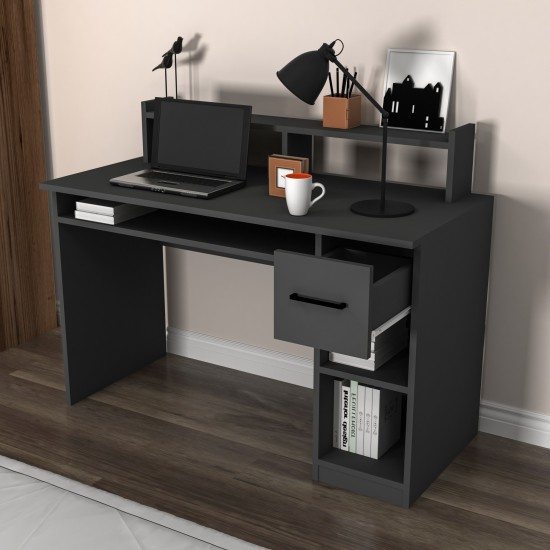 Study Desk Eslem - Anthracite Anthracite Study Desk Eslem - Anthracite Anthracite