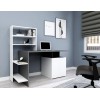 Study Desk Melis - White, Anthracite White
Anthracite
