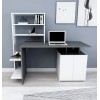 Study Desk Melis - White, Anthracite White
Anthracite