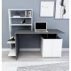 Study Desk Melis - White, Anthracite White
Anthracite Study Desk Melis - White, Anthracite White
Anthracite