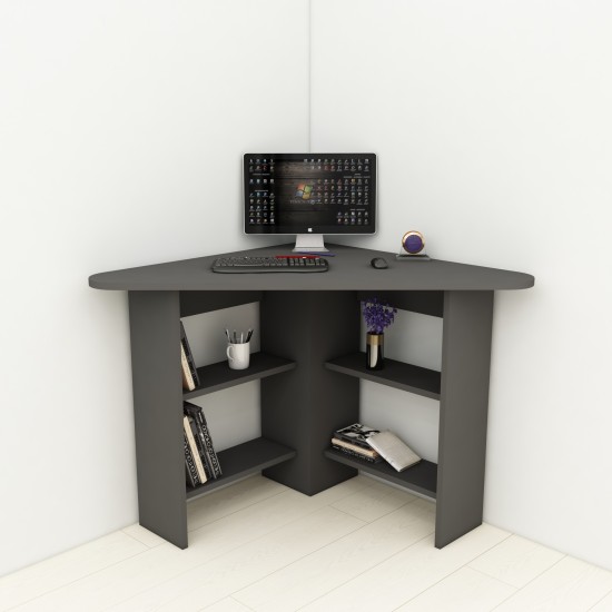 Study Desk Corner - Anthracite Anthracite Study Desk Corner - Anthracite Anthracite