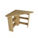 Study Desk Corner - Sapphire Oak Sapphire Oak