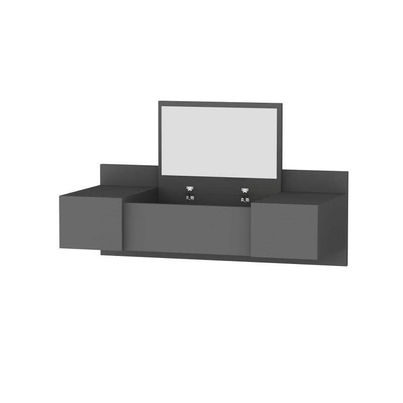 Τουαλέτα Κρεβατοκάμαρας - Zakkum - Χρώμα Ανθρακί