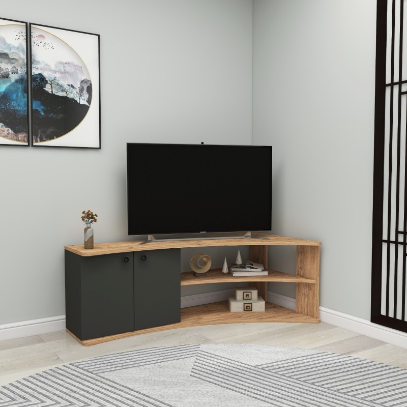 Hanah Home TV Stand Termera - Atlantic Pine, Anthracite Atlantic Pine
Anthracite