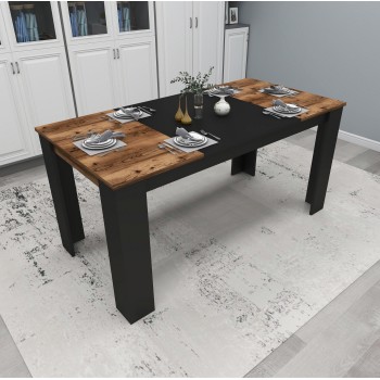 Dining Table Line - Light Walnut, Black Light Walnut
Black