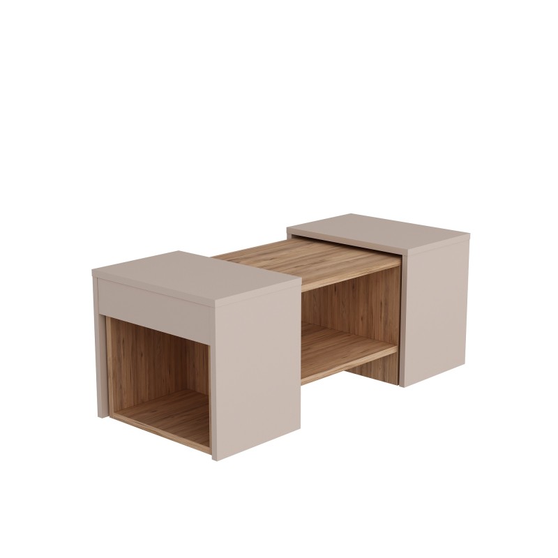 Coffee Table Set Sartos - Atlantic Pine, Beige Atlantic Pine
Beige