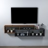 TV Stand Atlantis - Light Walnut, Anthracite Light Walnut
Anthracite