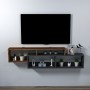 TV Stand Atlantis - Light Walnut, Anthracite Light Walnut
Anthracite