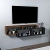 TV Stand Atlantis - Light Walnut, Anthracite Light Walnut
Anthracite