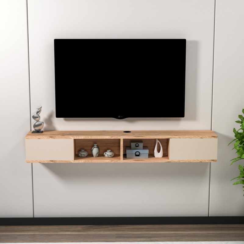 TV Stand Mayer - Atlantic Pine, Beige Atlantic Pine
Beige