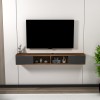 TV Stand Mayer - Light Walnut, Anthracite Light Walnut
Anthracite