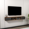 TV Stand Mayer - Light Walnut, Anthracite Light Walnut
Anthracite
