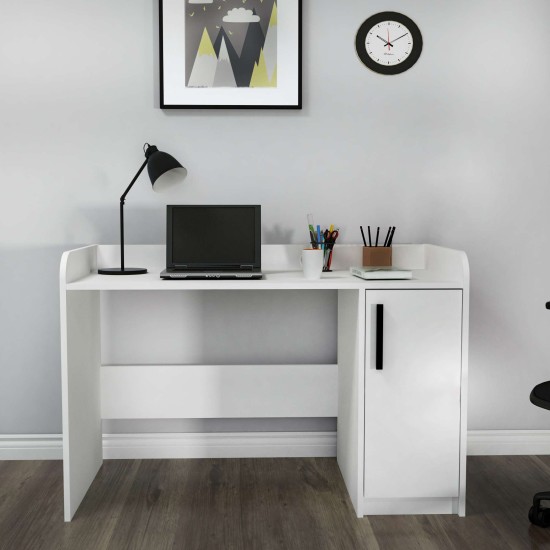 Study Desk Luses - White White Study Desk Luses - White White