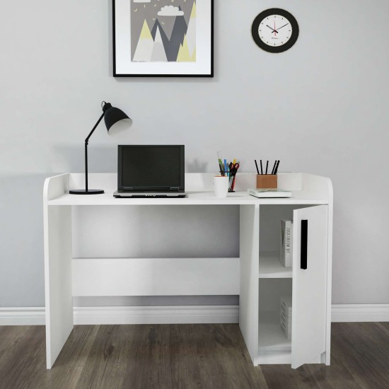 Study Desk Luses - White White Study Desk Luses - White White