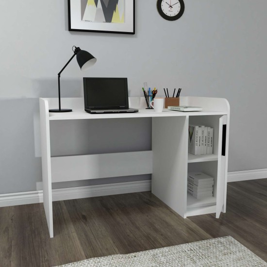Study Desk Luses - White White Study Desk Luses - White White