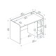 Study Desk Luses - White White Study Desk Luses - White White