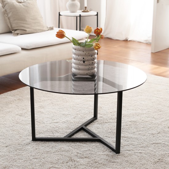 Coffee Table Trio sehpa / füme temperli cam S402F Fume
Black Coffee Table Trio sehpa / füme temperli cam S402F Fume
Black