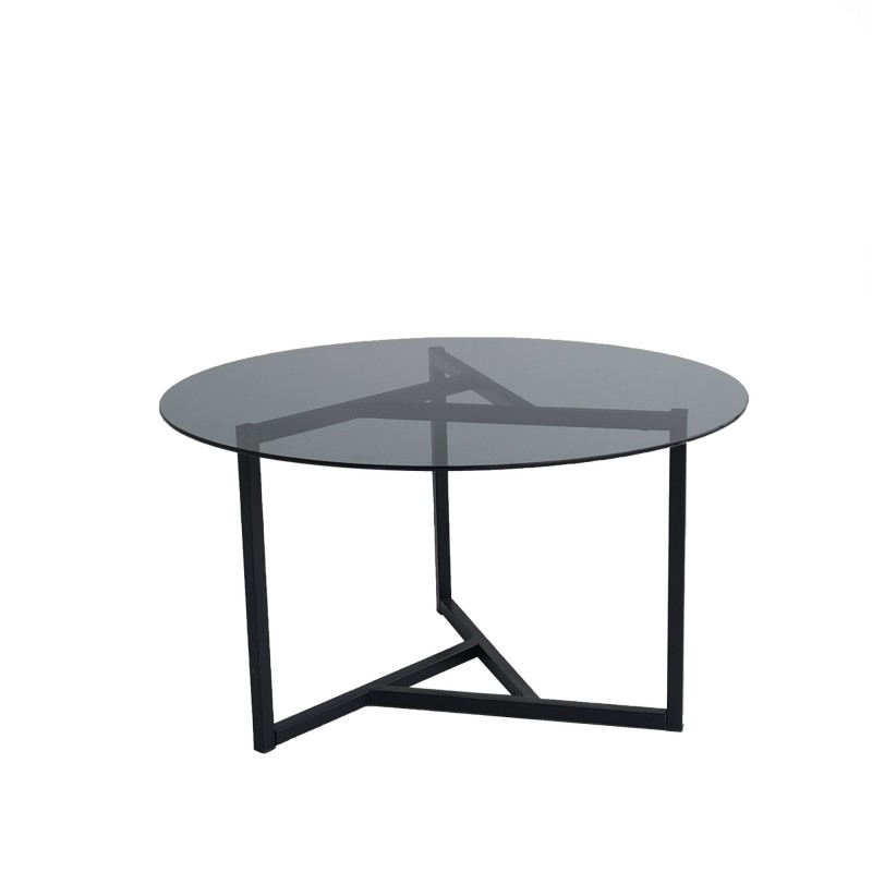 Coffee Table Trio sehpa / füme temperli cam S402F Fume
Black