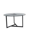 Coffee Table Trio sehpa / şeffaf temperli cam S402 Transparent
Black