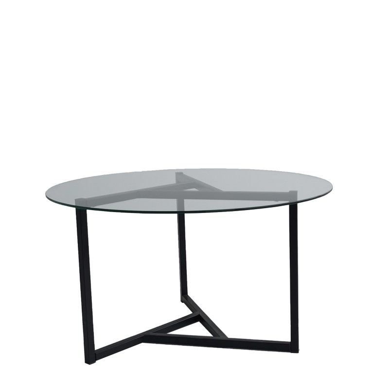 Coffee Table Trio sehpa / şeffaf temperli cam S402 Transparent
Black