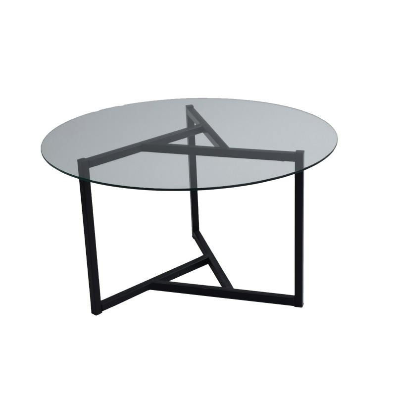 Coffee Table Trio sehpa / şeffaf temperli cam S402 Transparent
Black