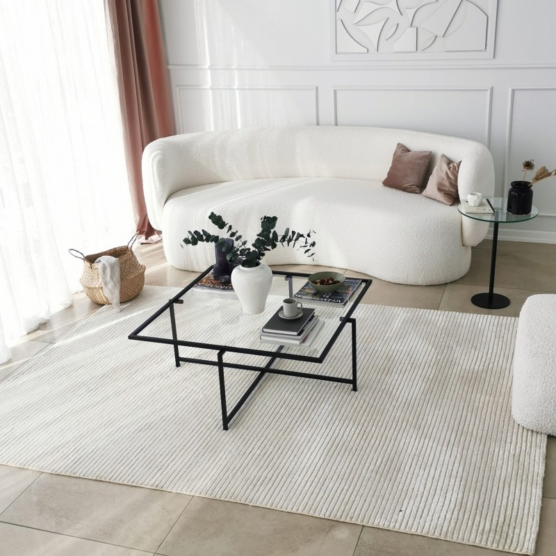 Hanah Home Coffee Table Sun S409 Black