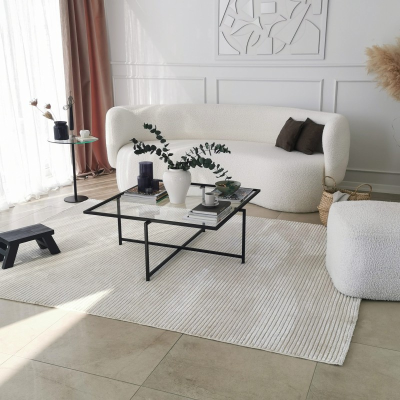 Hanah Home Coffee Table Sun S409 Black