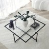 Hanah Home Coffee Table Sun S409 Black