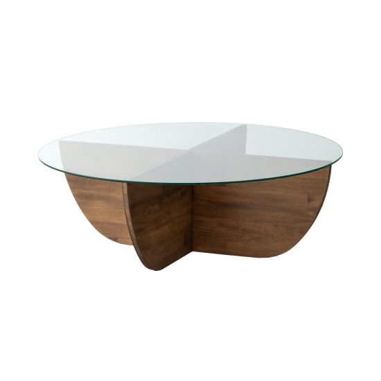 Coffee Table Lily Wood - Walnut Walnut Coffee Table Lily Wood - Walnut Walnut