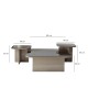 Coffee Table Set Jazz - Beige, Bronze Beige
Bronze Hanah Home Coffee Table Set Jazz - Beige, Bronze Beige
Bronze