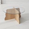 Coffee Table Butterfly - Sapphire Oak, Transparent Sapphire Oak
Transparent