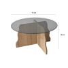 Coffee Table Butterfly - Sapphire Oak, Fume Sapphire Oak
Fume
