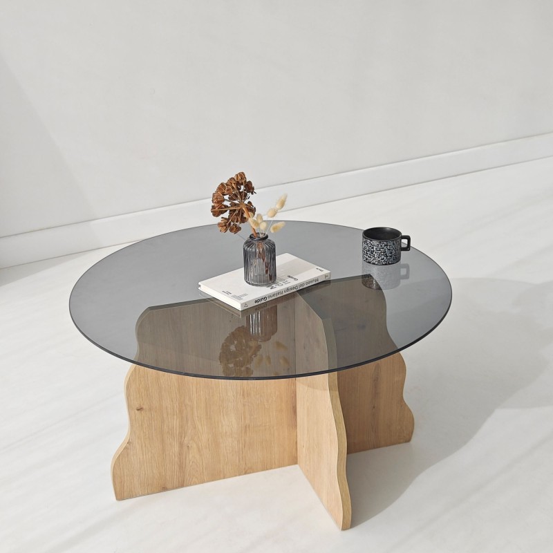 Coffee Table Butterfly - Sapphire Oak, Fume Sapphire Oak
Fume