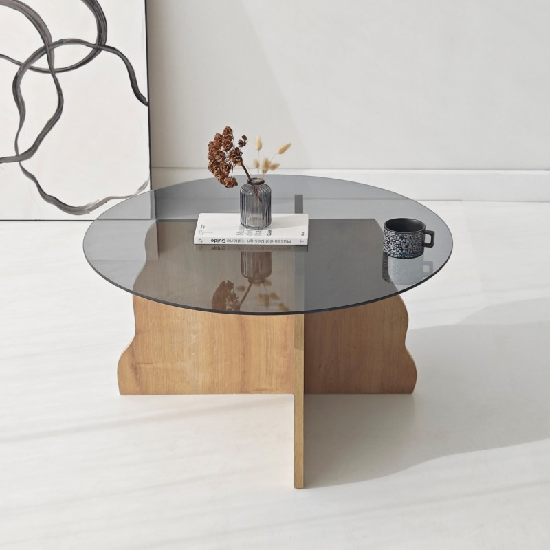 Coffee Table Butterfly - Sapphire Oak, Fume Sapphire Oak
Fume