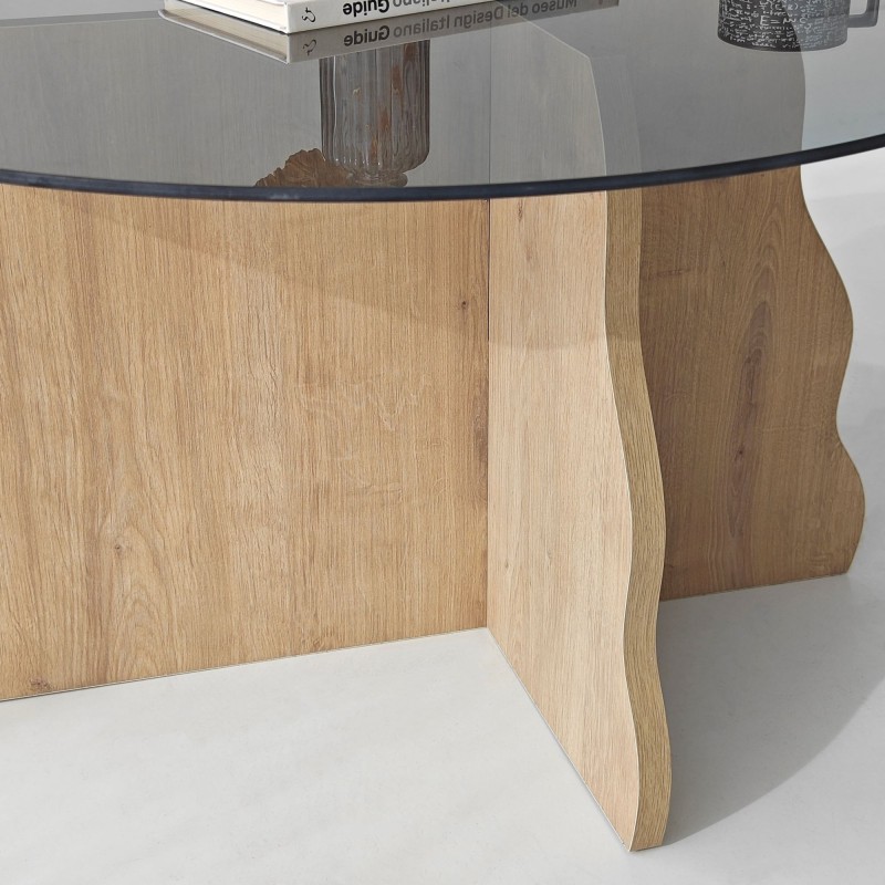 Coffee Table Butterfly - Sapphire Oak, Fume Sapphire Oak
Fume