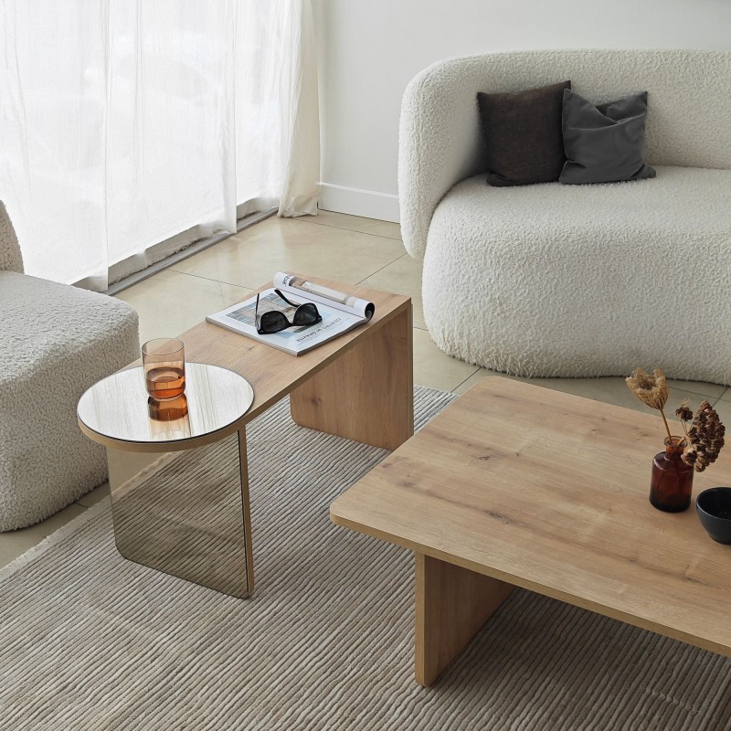 Coffee Table Set Luna 2 - Bronzie, Sapphire Oak Bronzie
Saphhire Oak