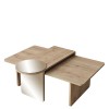Coffee Table Set Luna 2 - Bronzie, Sapphire Oak Bronzie
Saphhire Oak