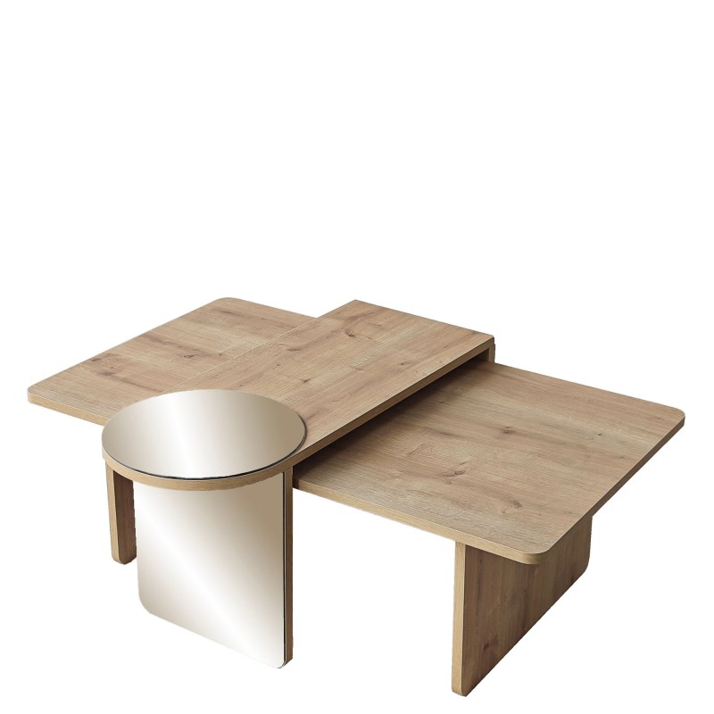 Coffee Table Set Luna 2 - Bronzie, Sapphire Oak Bronzie
Saphhire Oak