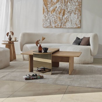 Coffee Table Set Luna 4 - Bronzie, Sapphire Oak Bronzie
Saphhire Oak