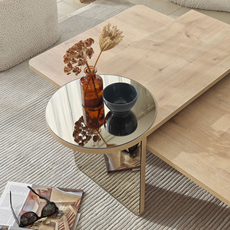Coffee Table Set Luna 4 - Bronzie, Sapphire Oak Bronzie
Saphhire Oak
