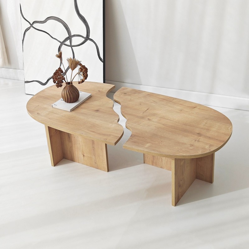 Coffee Table Missisipi - Sapphire Oak Sapphire Oak
