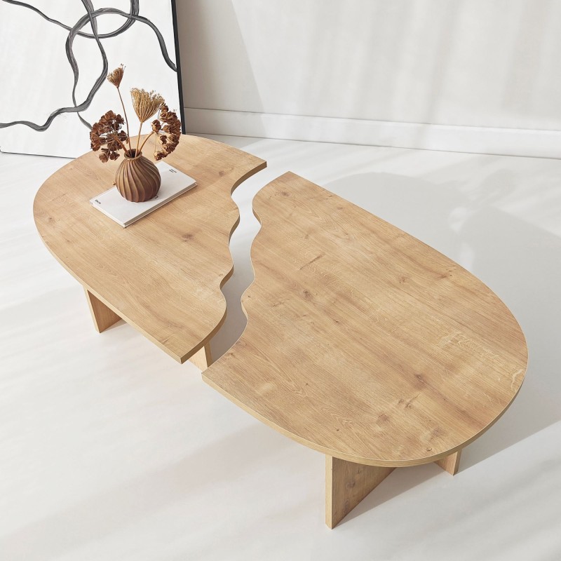 Coffee Table Missisipi - Sapphire Oak Sapphire Oak