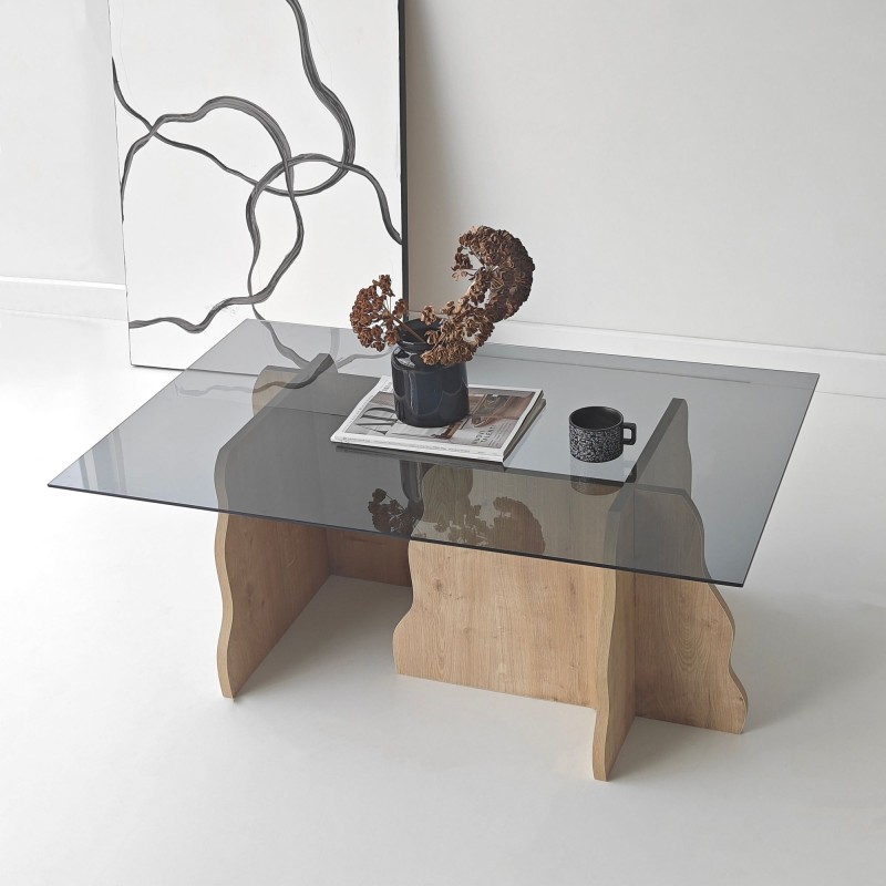 Coffee Table Canyon - Sapphire Oak, Fume Sapphire Oak
Fume