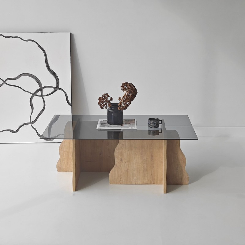 Coffee Table Canyon - Sapphire Oak, Fume Sapphire Oak
Fume