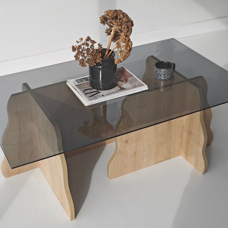 Coffee Table Canyon - Sapphire Oak, Fume Sapphire Oak
Fume